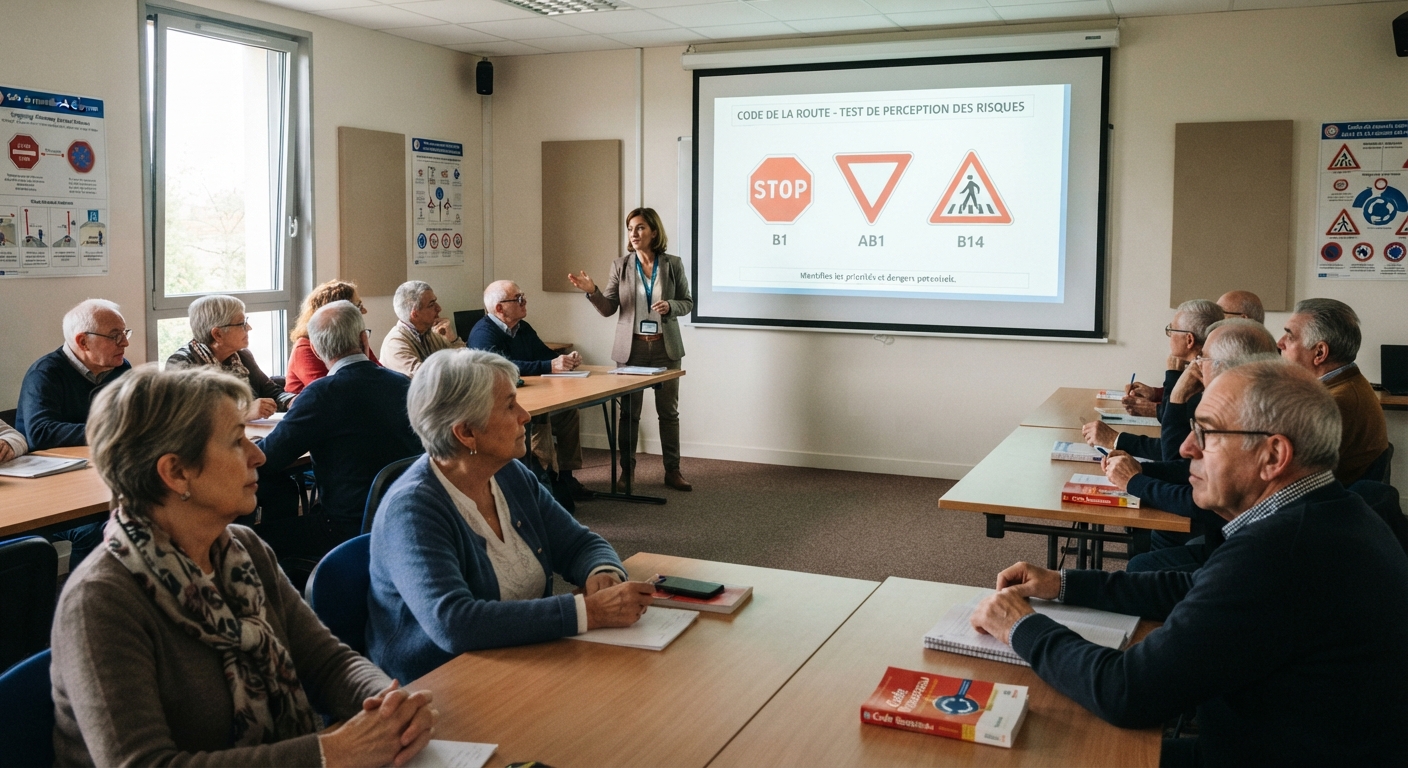 Formation à la sécurité routière et à l'anticipation (recommandée après 60 ans)